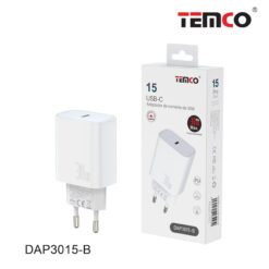 Cargador Typo-C Color Blanco para Móviles TEMCO