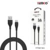 Cable Typo-C Color Negro para Android - iPhone TEMCO