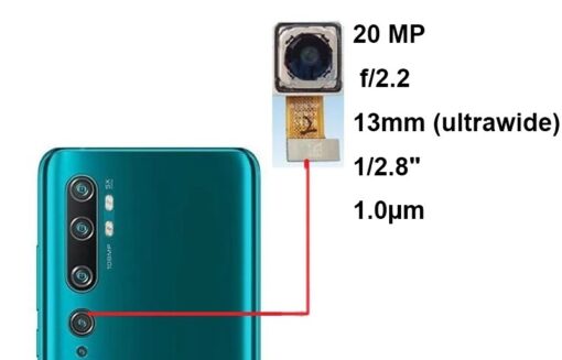 Flex Camara Trasera 20 MP Xiaomi MI Note 10 Pro Alta Calidad - Imagen 3